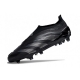 Adidas Predator Elite Laceless Firm Ground Nightstrike - Core Black Carbon Football Boots