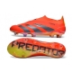 Adidas Predator Elite Laceless Firm Ground Predstrike - Solar Red Core Black Yellow Limited Edition Football Boots