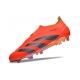 Adidas Predator Elite Laceless Firm Ground Predstrike - Solar Red Core Black Yellow Limited Edition Football Boots