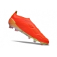 Adidas Predator Elite Laceless Firm Ground Predstrike - Solar Red Core Black Yellow Limited Edition Football Boots