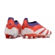 Adidas Predator Elite Laceless Firm Ground Red White Football Boots
