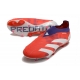 Adidas Predator Elite Laceless Firm Ground Red White Football Boots