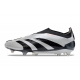 Adidas Predator Elite Laceless Firm Ground Silver Black Football Boots