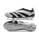 Adidas Predator Elite Laceless Firm Ground Silver Black Football Boots