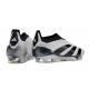 Adidas Predator Elite Laceless Firm Ground Silver Black Football Boots