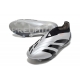 Adidas Predator Elite Laceless Firm Ground Silver Black Football Boots