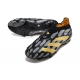 Adidas Predator Elite Laceless Firm Ground Silver Black Gold Football Boots