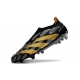 Adidas Predator Elite Laceless Firm Ground Silver Black Gold Football Boots