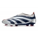 Adidas Predator Elite Laceless Firm Ground Silver Cyan Red Football Boots