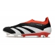 Adidas Predator Elite Laceless Firm Ground Solar Energy - Core Black White Red Football Boots