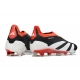 Adidas Predator Elite Laceless Firm Ground Solar Energy - Core Black White Red Football Boots
