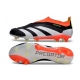 Adidas Predator Elite Laceless Firm Ground Solar Energy - Core Black White Solar Red Football Boots