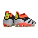 Adidas Predator Elite Laceless Firm Ground Solar Energy - Core Black White Solar Red Football Boots