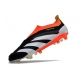 Adidas Predator Elite Laceless Firm Ground Solar Energy - Core Black White Solar Red Football Boots