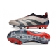 Adidas Predator Elite Laceless Firm Ground Vivid Horizon - Platin Metallic Aurora Black Turbo Football Boots