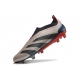 Adidas Predator Elite Laceless Firm Ground Vivid Horizon - Platin Metallic Aurora Black Turbo Football Boots