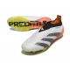 Adidas Predator Elite Laceless Firm Ground White Black Orange Football Boots