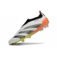Adidas Predator Elite Laceless Firm Ground White Black Orange Football Boots
