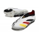 Adidas Predator Elite Laceless Firm Ground White Black Red Yellow Football Boots
