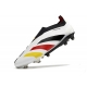 Adidas Predator Elite Laceless Firm Ground White Black Red Yellow Football Boots