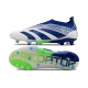 Adidas Predator Elite Laceless Firm Ground White Blue Green Football Boots