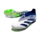 Adidas Predator Elite Laceless Firm Ground White Blue Green Football Boots