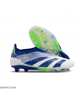 Adidas Predator Elite Laceless Firm Ground White Blue Green Football Boots