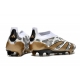 Adidas Predator Elite Laceless Firm Ground White Core Black Gold Metallic Limited Edition Football Boots