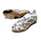 Adidas Predator Elite Laceless Firm Ground White Core Black Gold Metallic Limited Edition Football Boots