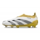 Adidas Predator Elite Laceless Firm Ground White Gold Silver Football Boots