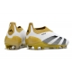 Adidas Predator Elite Laceless Firm Ground White Gold Silver Football Boots