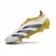Adidas Predator Elite Laceless Firm Ground White Gold Silver Football Boots