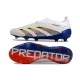 Adidas Predator Elite Laceless Firm Ground White Grey Blue Red Football Boots
