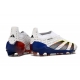 Adidas Predator Elite Laceless Firm Ground White Grey Blue Red Football Boots