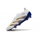 Adidas Predator Elite Laceless Firm Ground White Grey Blue Red Football Boots