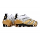 Adidas Predator Elite Laceless Firm Ground White Grey Gold Football Boots