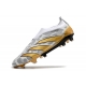 Adidas Predator Elite Laceless Firm Ground White Grey Gold Football Boots