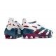 Adidas Predator Elite Laceless Firm Ground White Red Cyan Football Boots
