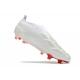 Adidas Predator Elite Laceless Firm Ground White Red Football Boots