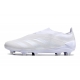 Adidas Predator Elite Laceless Firm Ground White Silver Football Boots