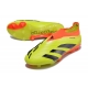 Adidas Predator Elite Laceless Firm Ground Yellow Black Red Football Boots Adidas Predator Elite Laceless Firm Ground Yellow Black Red Football Boots