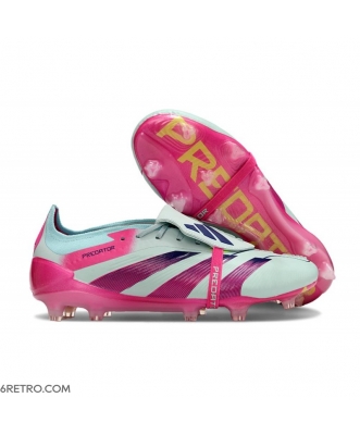 Adidas Predator Elite Tongue Firm Ground Almost Blue Lucid Pink Football Boots