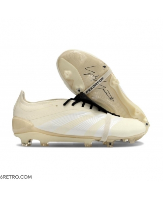 Adidas Predator Elite Tongue Firm Ground Beige Black Football Boots