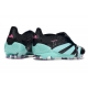 Adidas Predator Elite Tongue Firm Ground Black Blue Pink Football Boots