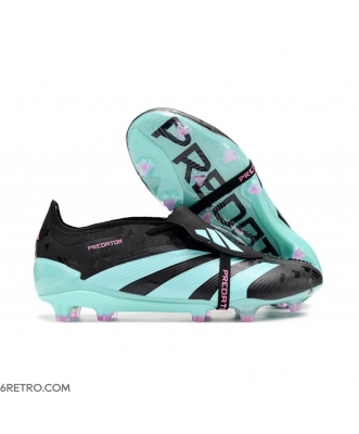 Adidas Predator Elite Tongue Firm Ground Black Blue Pink Football Boots