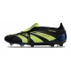 Adidas Predator Elite Tongue Firm Ground Black Green Football Boots