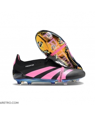 Adidas Predator Elite Tongue Firm Ground Black Pink Football Boots