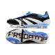 Adidas Predator Elite Tongue Firm Ground Black White Blue Football Boots