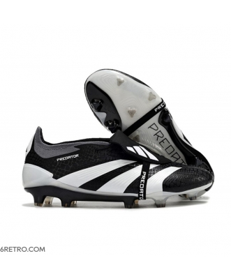 Adidas Predator Elite Tongue Firm Ground Black White Football Boots