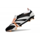 Adidas Predator Elite Tongue Firm Ground Black White Orange Football Boots Adidas Predator Elite Tongue Firm Ground Black White Orange Football Boots